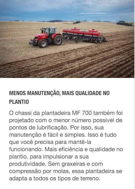 Série MF 4200 XTRA – Somassey